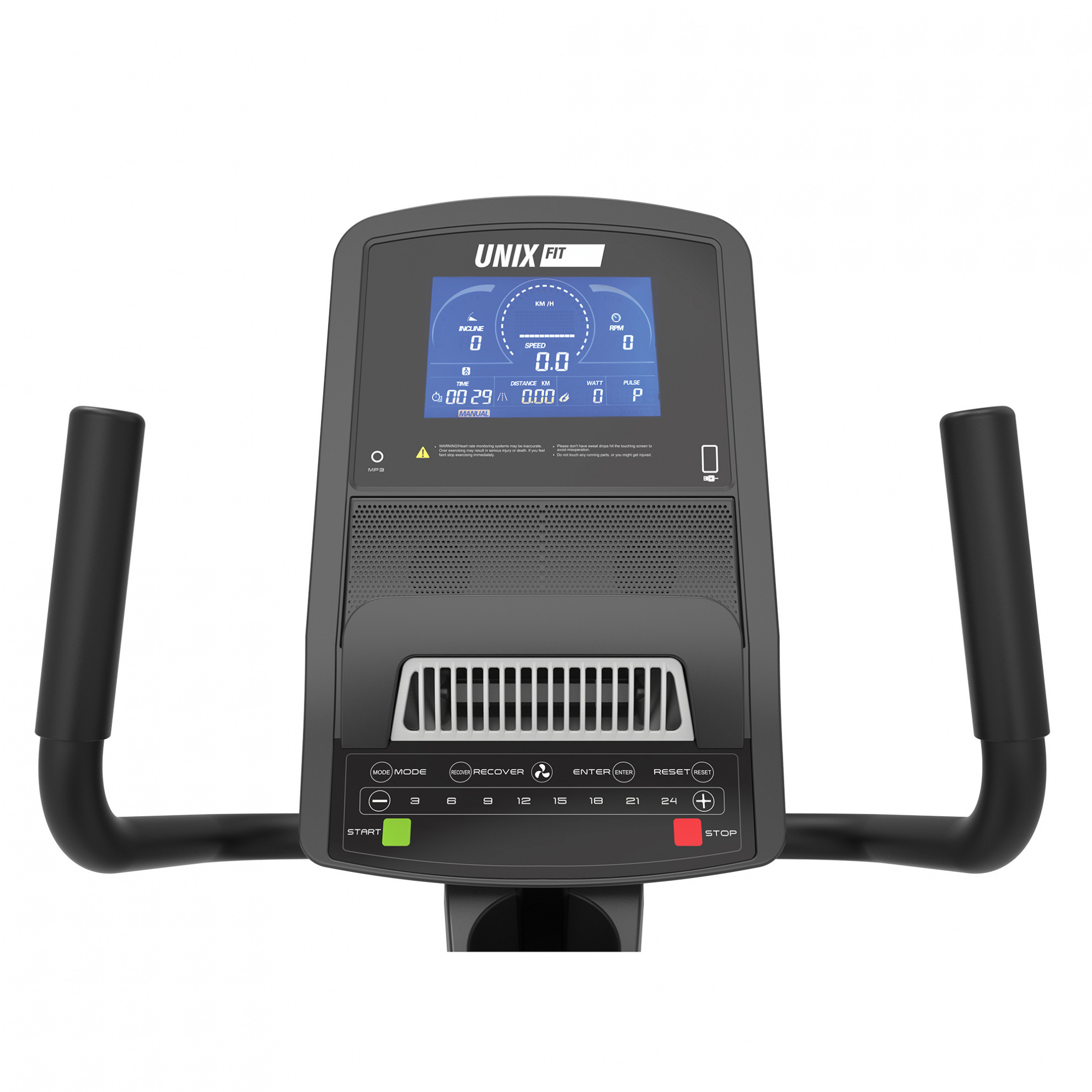 Велотренажер UnixFit B-1250 PRO (7’’ LCD) горизонтальный